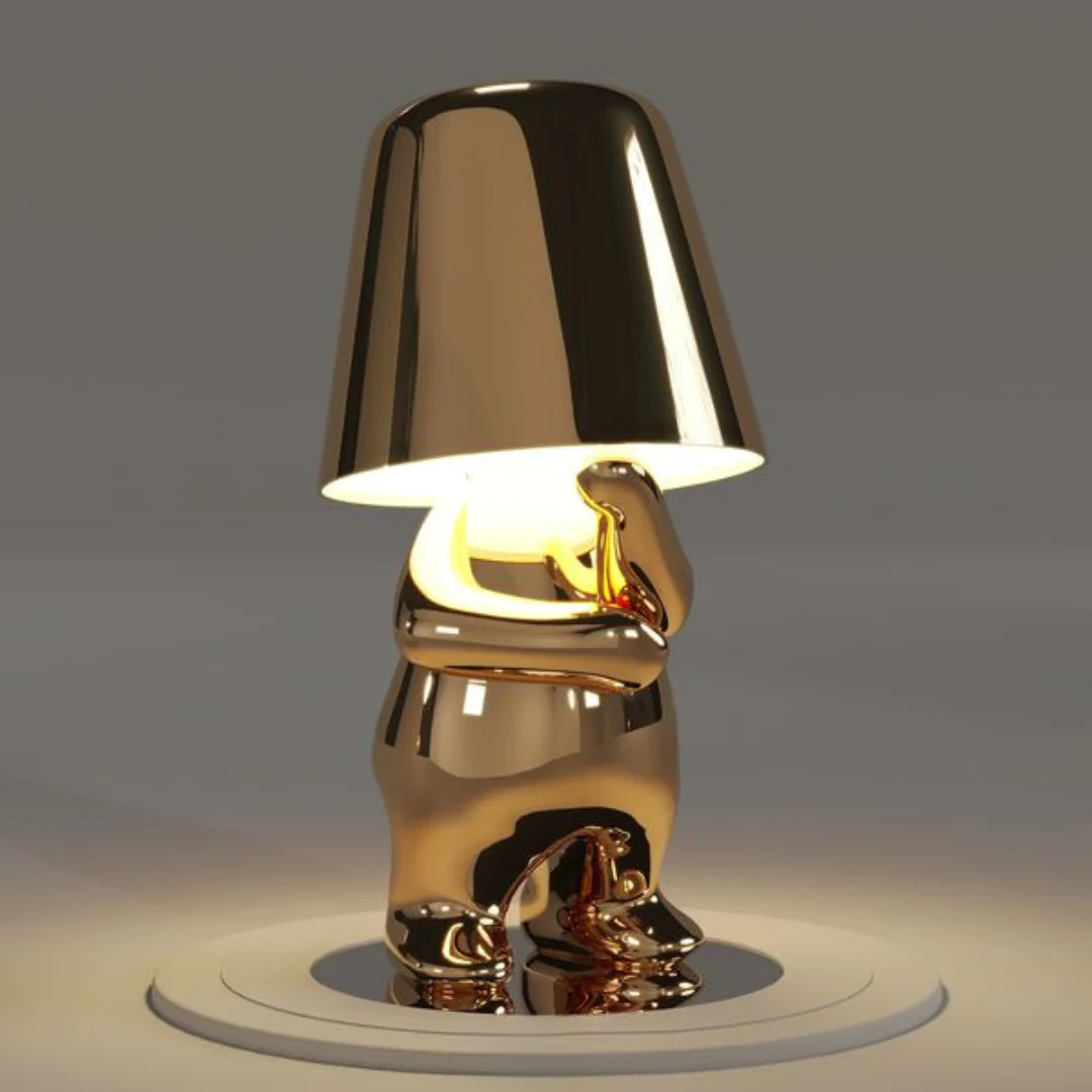 Velluto | Skulpturale Tischlampe im Figuren-Design