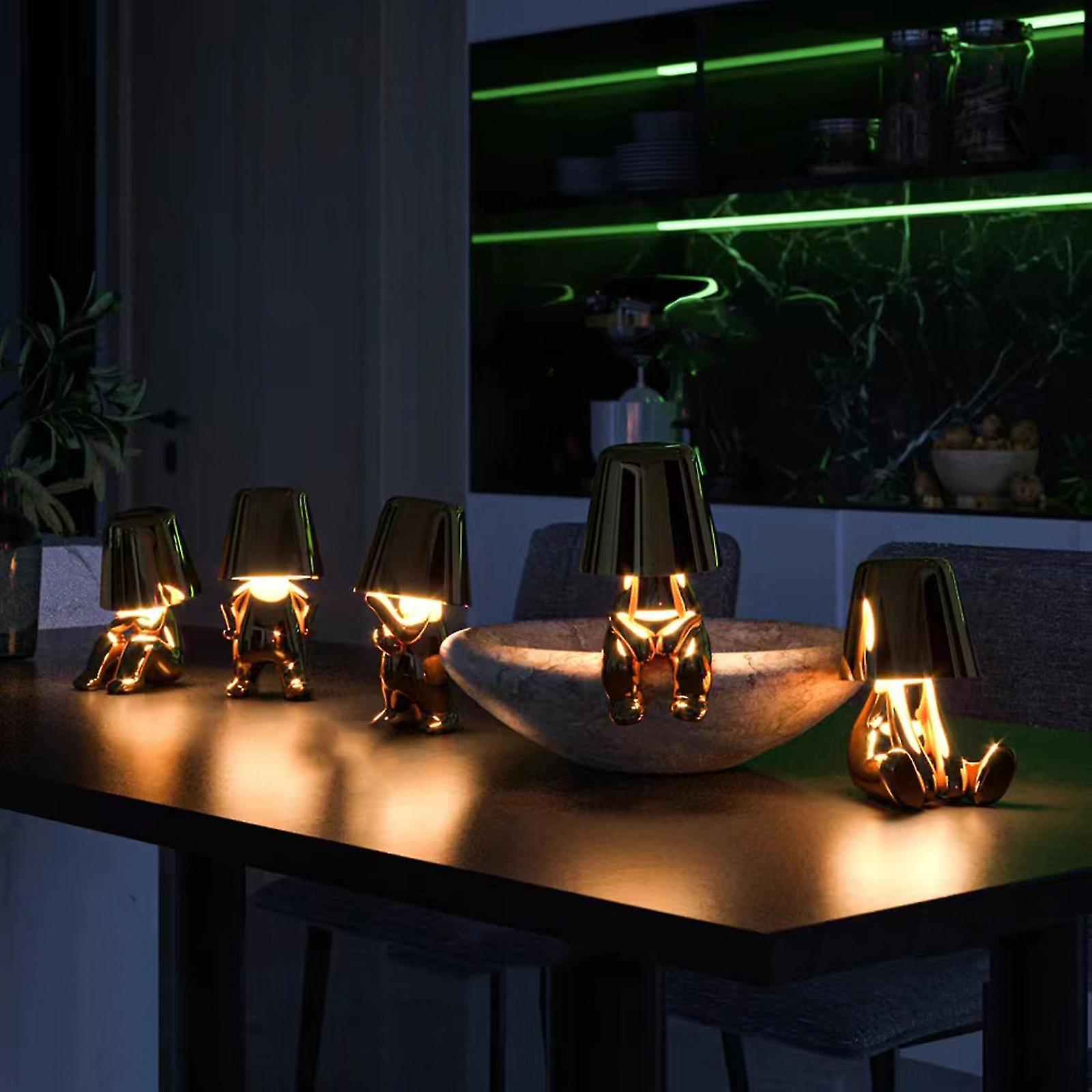 Velluto | Skulpturale Tischlampe im Figuren-Design