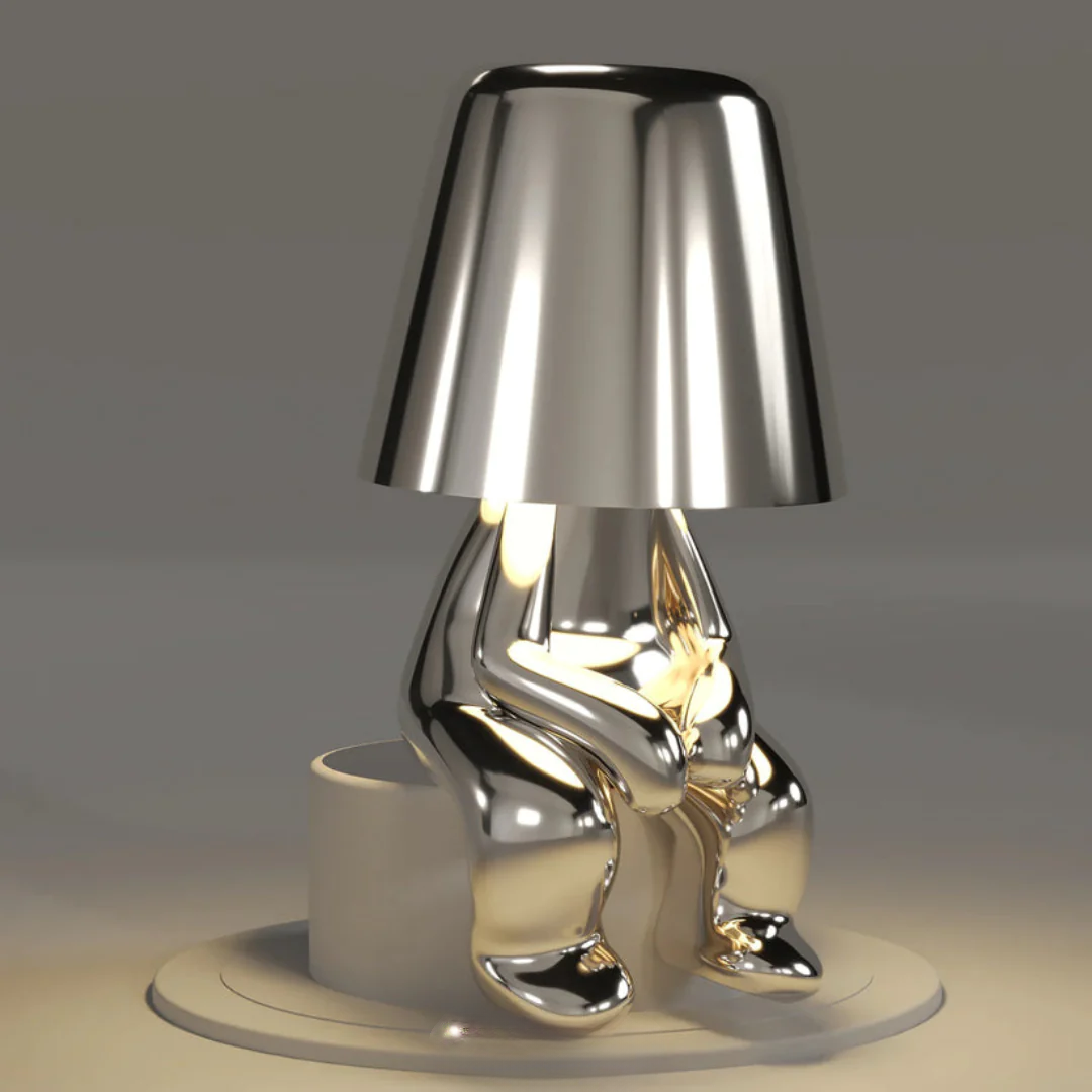 Velluto | Skulpturale Tischlampe im Figuren-Design