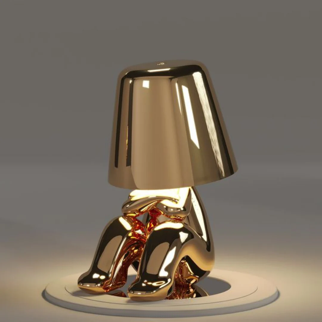 Velluto | Skulpturale Tischlampe im Figuren-Design