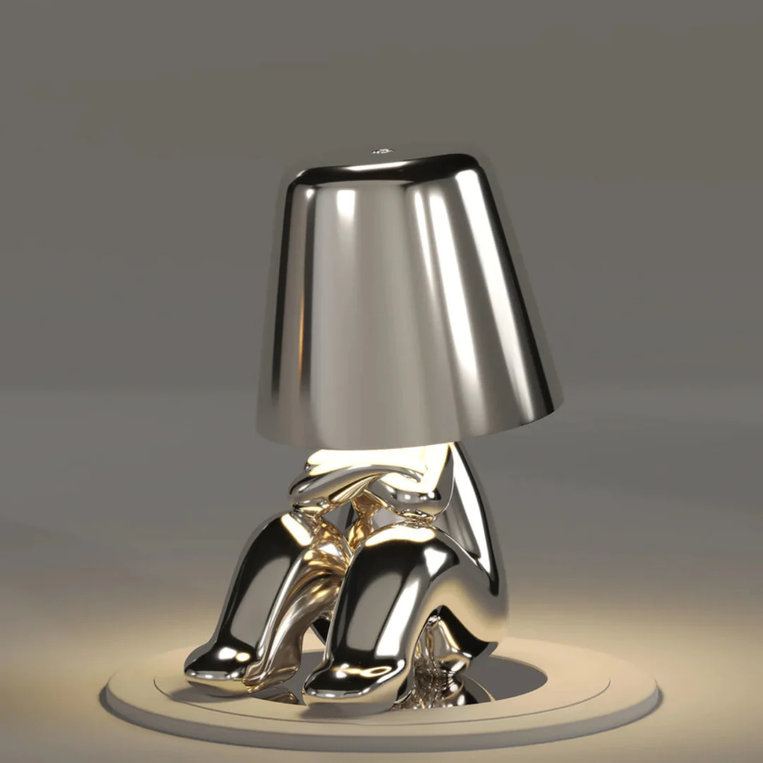 Velluto | Skulpturale Tischlampe im Figuren-Design