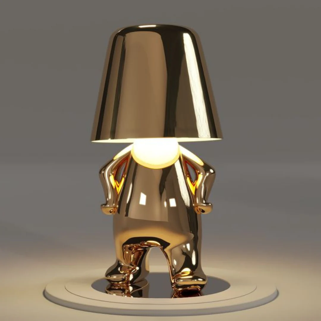 Velluto | Skulpturale Tischlampe im Figuren-Design