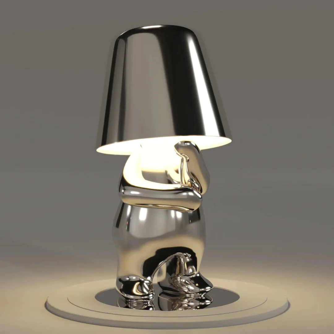 Velluto | Skulpturale Tischlampe im Figuren-Design