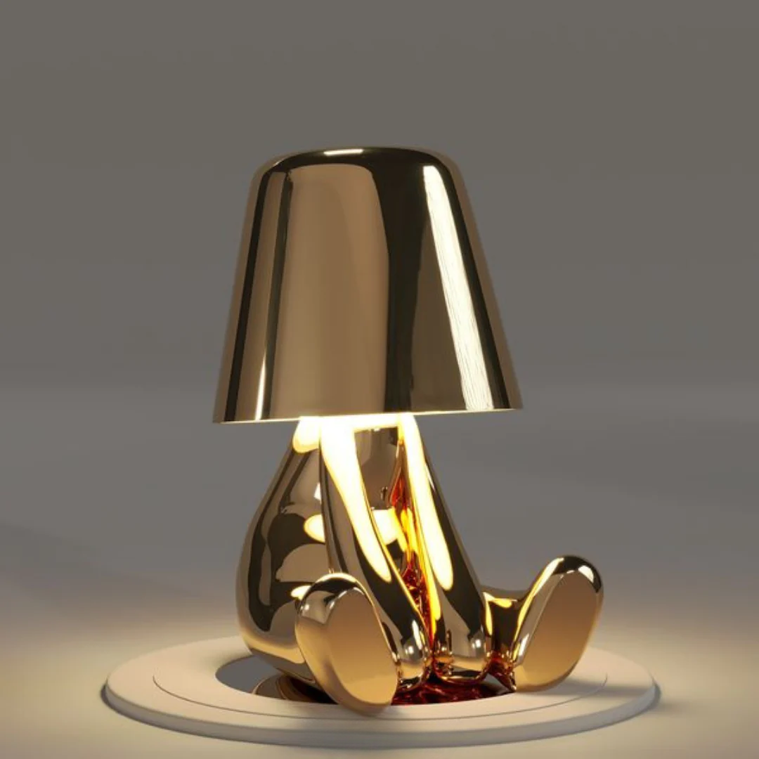 Velluto | Skulpturale Tischlampe im Figuren-Design