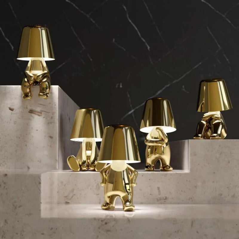 Velluto | Skulpturale Tischlampe im Figuren-Design